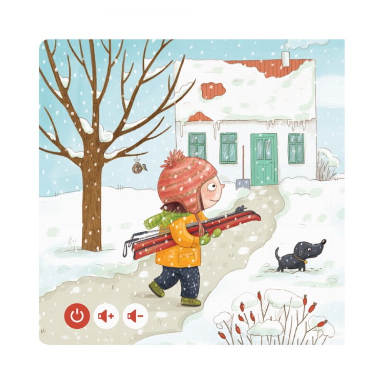 Mini książka Zima / Czytaj z Albikiem