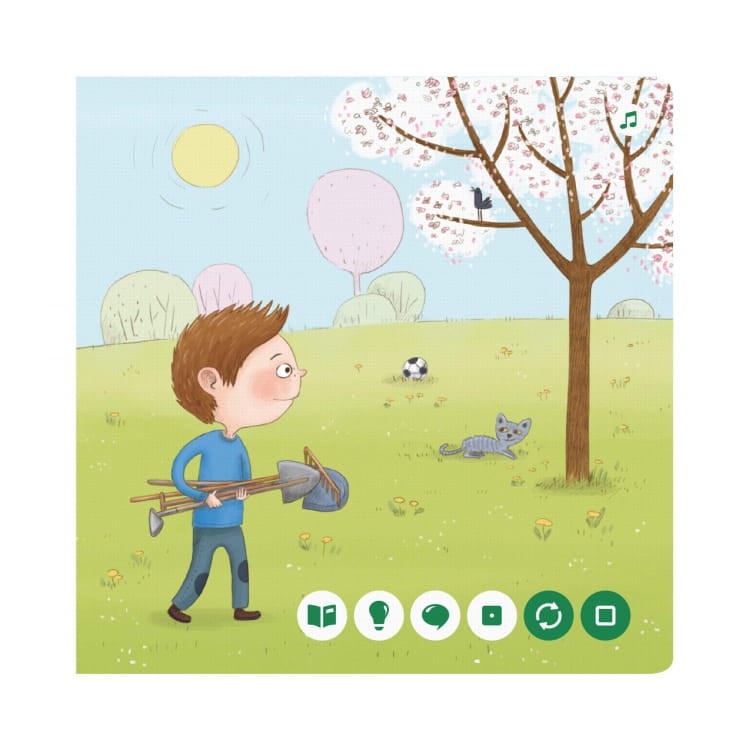 Mini książka Wiosna / Czytaj z Albikiem