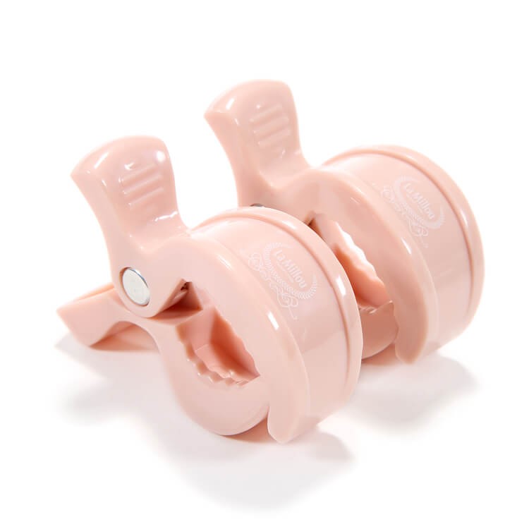 Wielozadaniowe klipsy 2-pak POWDER PINK /La Millou