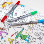 Zestaw zmywalnych pisaków, 10 sztuk /Eat Sleep Doodle