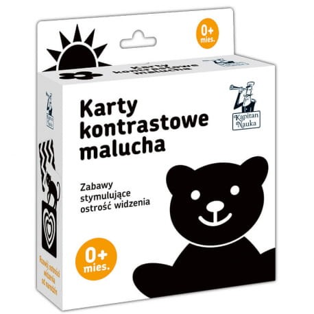 Karty kontrastowe malucha (0+ mies.) / Kapitan Nauka