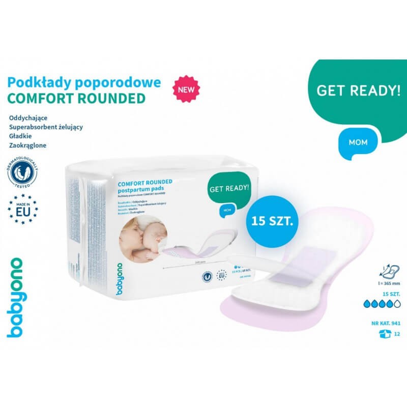 Podkłady Poporodowe COMFORT 15szt. / BABYONO