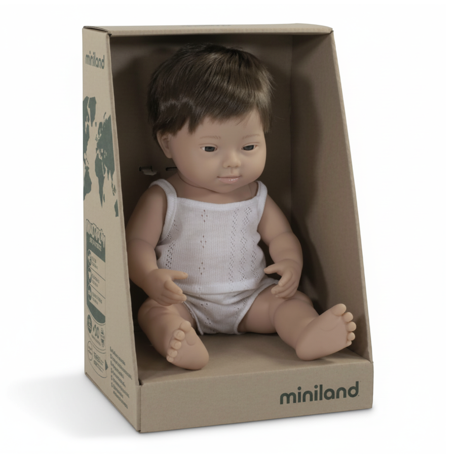 Lalka chłopiec Europejczyk DS 38cm Miniland Doll