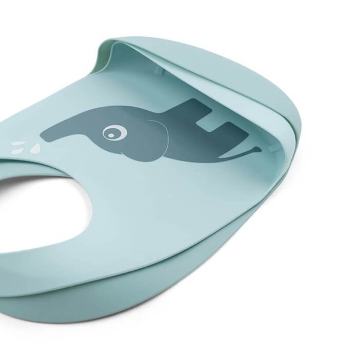 Śliniak Silikonowy 2 szt. Elphee Blue / Done by Deer