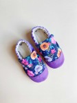 Kapcie do domu, żłobka, przedszkola - kwiatki Purple Meadow / TITOT
