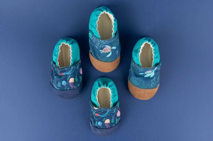 Kapcie do domu, żłobka, przedszkola - meduzy Lazur Medusa / TITOT