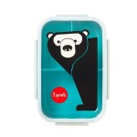 Lunchbox Bento Niedźwiedź Teal / 3 Sprouts