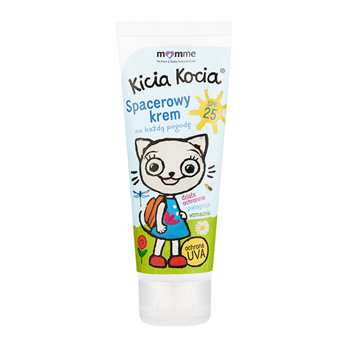 Spacerowy krem na każdą pogodę SPF 25 Kicia Kocia 50 ml / MomMe