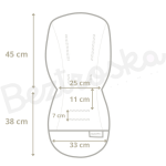 Wkładka do wózka spacerowego MARGARETKI / Beztroska