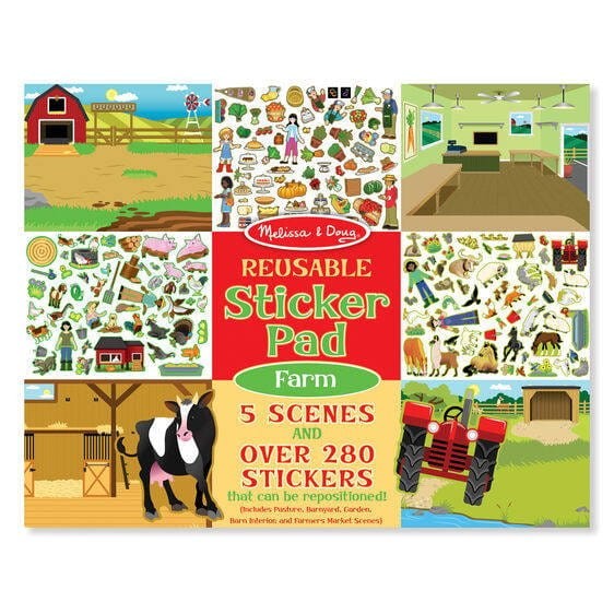 Naklejki wielokrotnego użytku - Farma / Melissa & Doug
