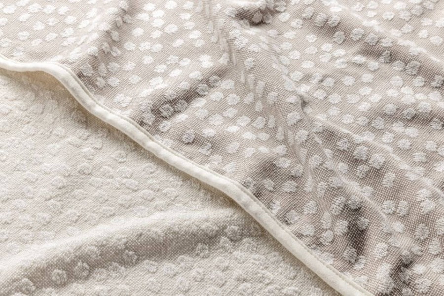 Bambusowy ręcznik light beige - boho dots / My Memi