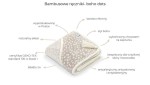 Bambusowy ręcznik cream - boho dots / My Memi