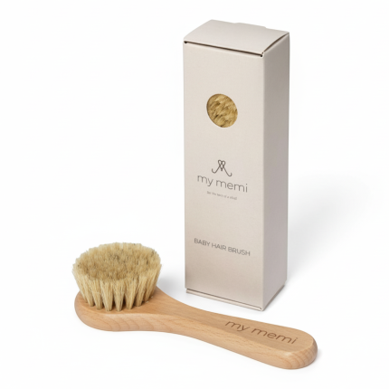 Szczotka z naturalnej szczeciny na ciemieniuchę / My Memi
