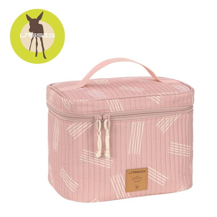 Kuferek podróżny na akcesoria Soft Stripes rose / Lassig