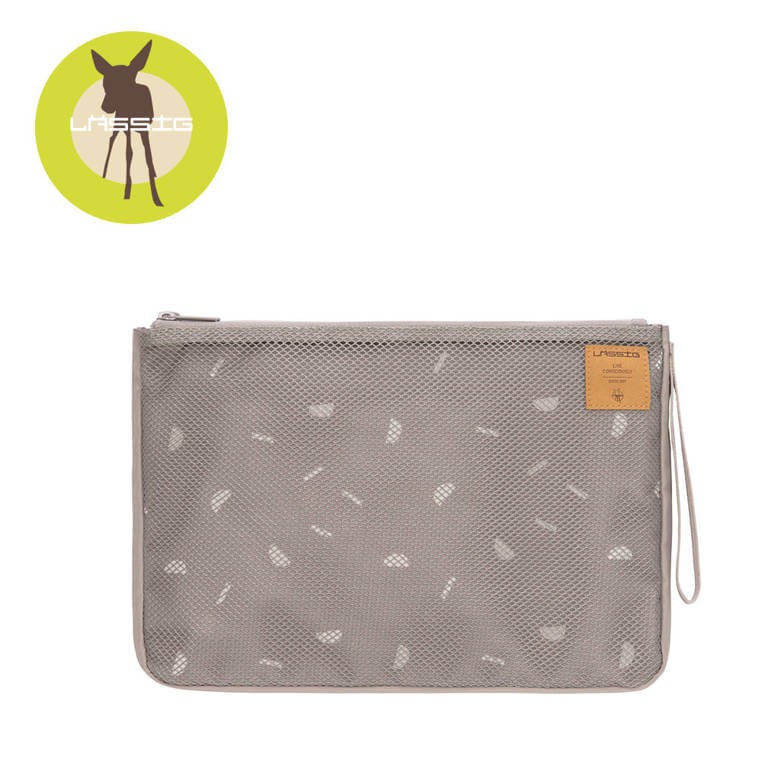Organizer podróżny z matą do przewijania Blocks taupe / Lassig