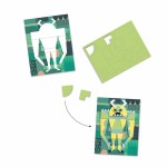 Zestaw piankowe kolaże GALERIA POTWORKÓW / Djeco