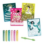 Zestaw artystyczny z brokatem SUKNIE / Djeco