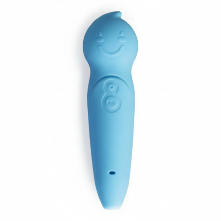 Etui silikonowe na pióro Albik - Niebieski / Czytaj z Albikiem