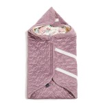 Kocyk do fotelika samochodowego - BOHO PALMS LIGHT - VELVET FRENCH LAVENDER / La Millou
