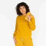 Szklana butelka do monitorowania dziennego nawodnienia Day Bottle - MUSTARD / BINK