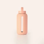 Szklana butelka do monitorowania dziennego nawodnienia Day Bottle - ROSE / BINK