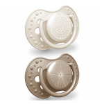 Smoczki Harmony Beż 2szt. RÓŻNE ROZMIARY / LOVI