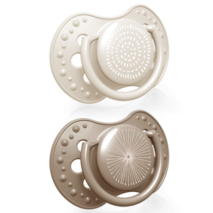 Smoczki Harmony Beżowe 2szt. / Lovi