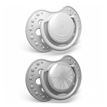 Smoczki Harmony Szare 2szt. / Lovi