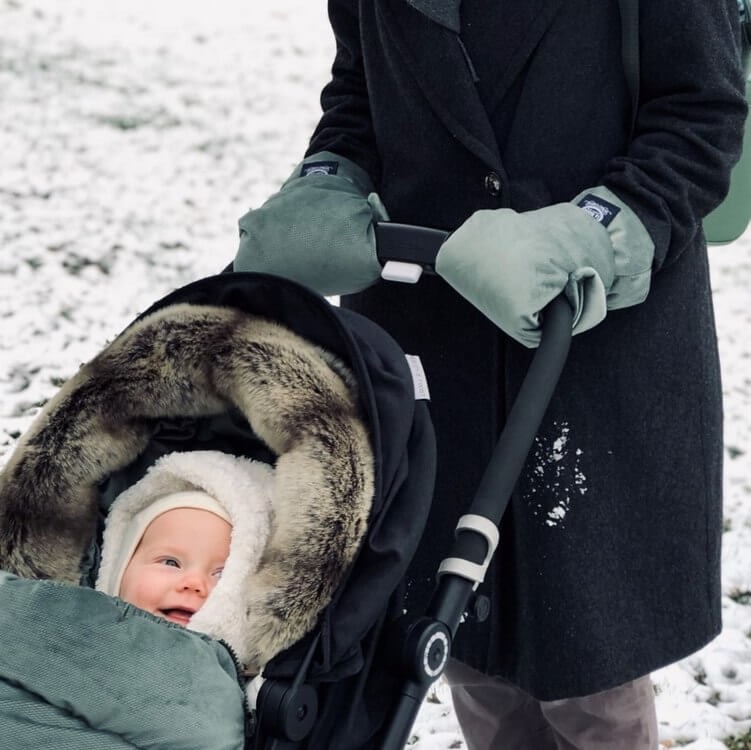 Rękawice do wózka ASPEN WINTERPROOF, Khaki / La Millou