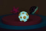 Ball-a-baloos – piłki sensoryczne z piłką świecącą / B.Toys
