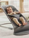 BABYBJORN - leżaczek BLISS COTTON, Landscape Print, Antracyt