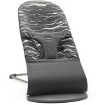 BABYBJORN - leżaczek BLISS COTTON, Landscape Print, Antracyt