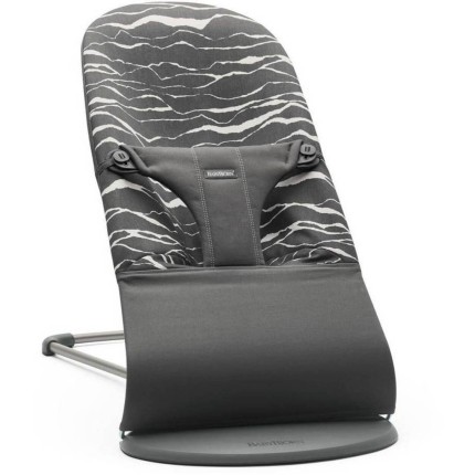 BABYBJORN - leżaczek BLISS COTTON, Landscape Print, Antracyt