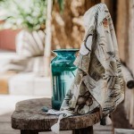 Bambusowy otulacz mgiełka fringe - BOHO COCO / La Millou