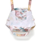Shopper Bag z kieszonką - BOHO PALMS LIGHT / La Millou