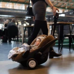 Rollersy kółka do fotelika Baby Grey
