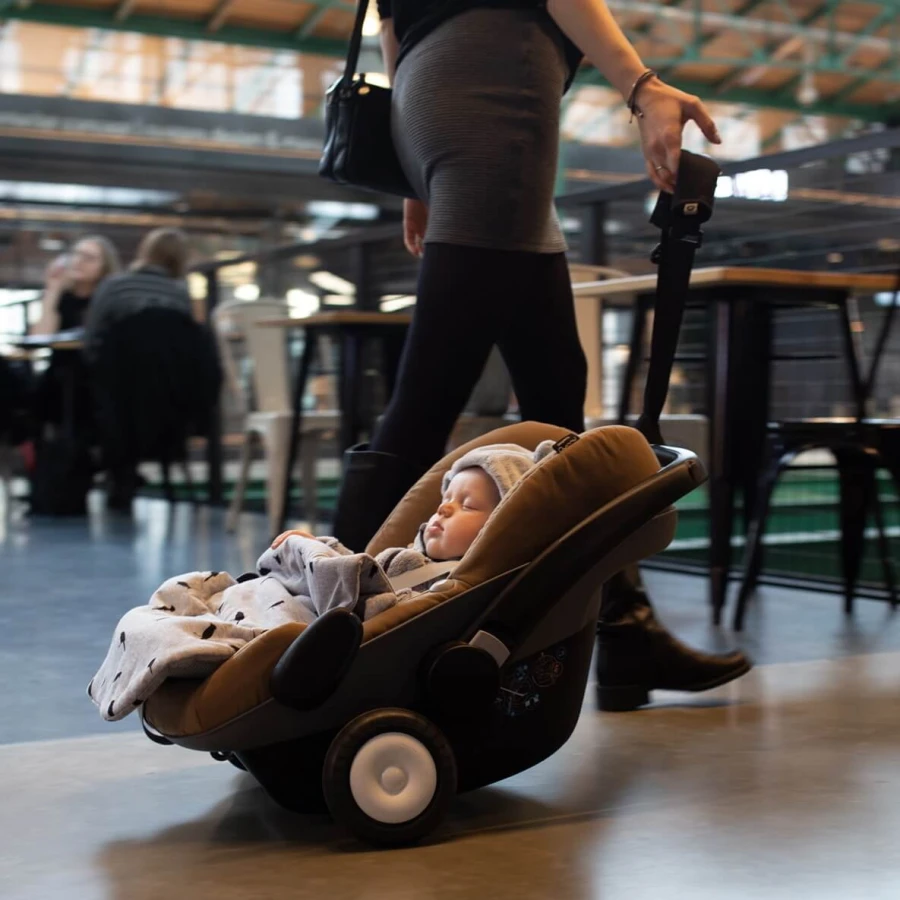 Rollersy kółka do fotelika Baby Grey