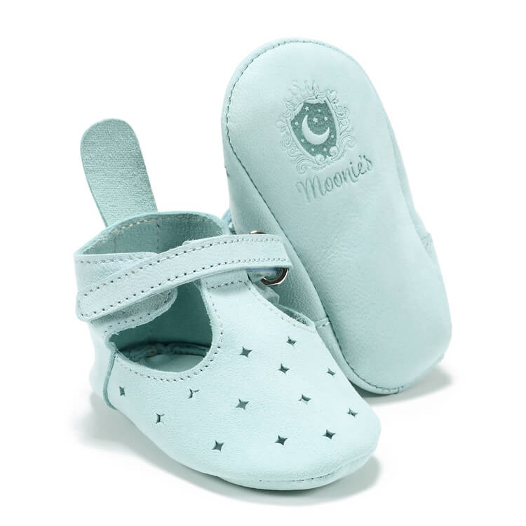 Buciki LIGHT Moonie's First, rozmiar S - turquise dust / La Millou