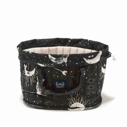 Organizer na pieluchy pikowany - Dark Luna - Rafaello / La Millou
