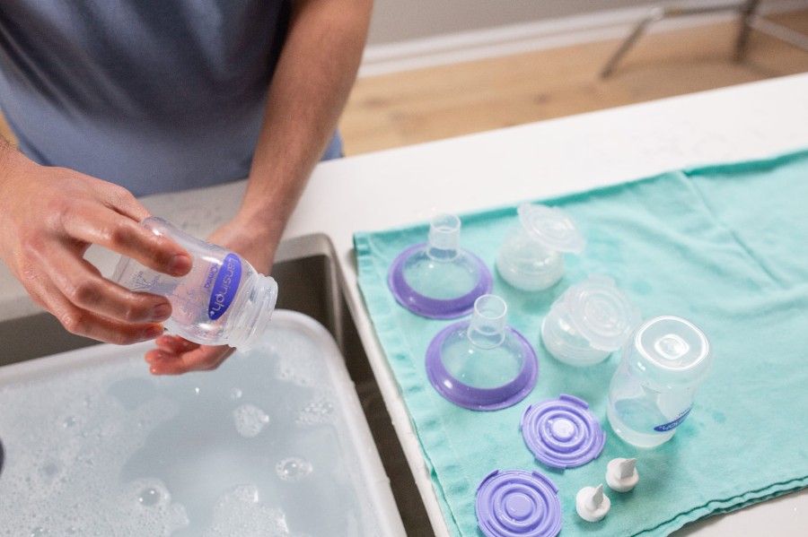 Podwójny laktator elektryczny na dwie piersi 2 w 1 / Lansinoh