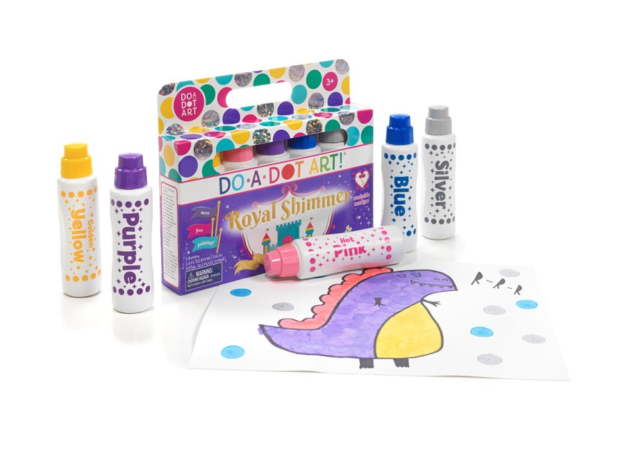 Duże Flamastry Kropkowe Mini - Królewski Blask / Do a dot Art