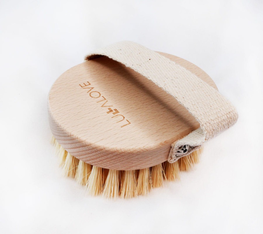 Szczotka do masażu na sucho - tampico / Lullalove