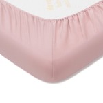 Prześcieradło z gumką do łóżeczka z pluszową gwiazdką PINK wymiary / Pink no More