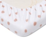 Prześcieradło z gumką do łóżeczka SŁONECZKA WYMIARY / Pink no More