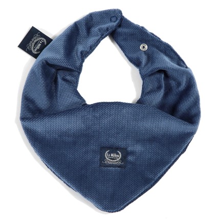 Mięciutka apaszka - Harvard Blue - Velvet Colletion / La Millou