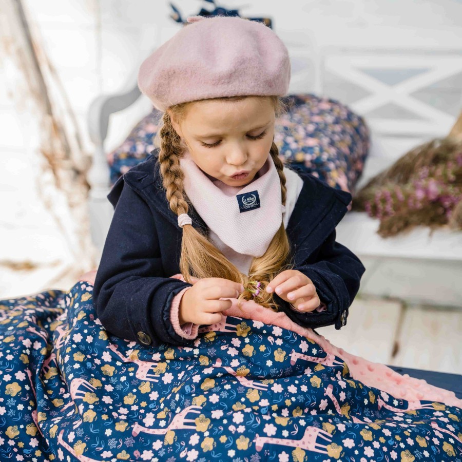 Mięciutka apaszka - Florida Pink - Velvet Colletion / La Millou