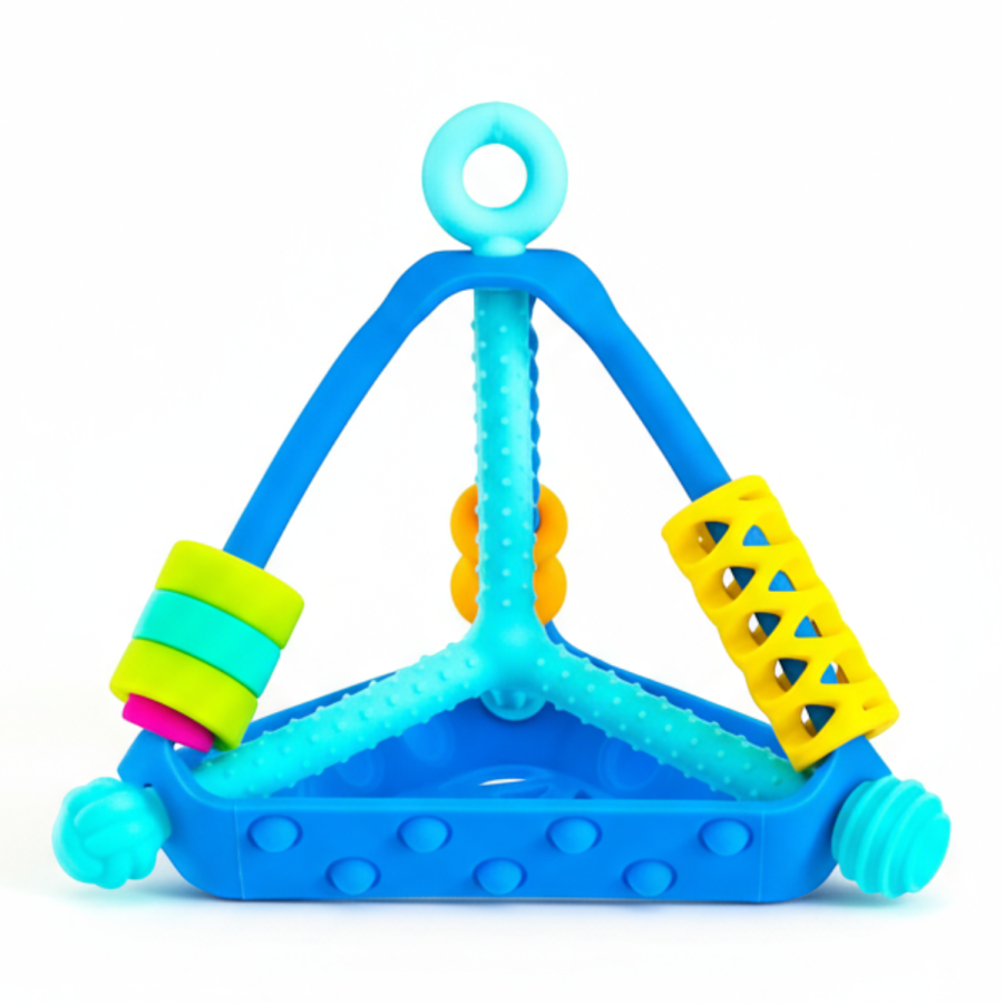Wigloo Piramidka. Zabawka sensoryczna.