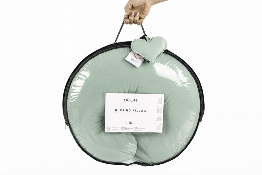 Poduszka do karmienia Organic kolor: szałwia / Poofi
