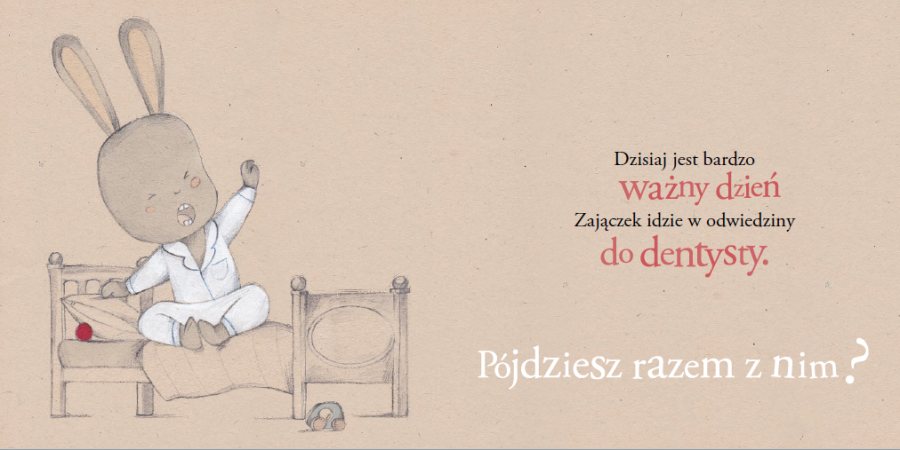 Zajączek u dentysty / Wydawnictwo Kinderkulka