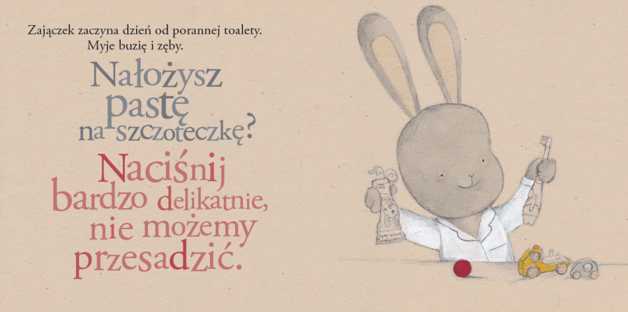 Zajączek u dentysty / Wydawnictwo Kinderkulka